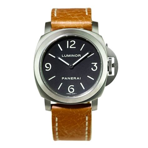 panerai luminor base titanium|luminor panerai price list.